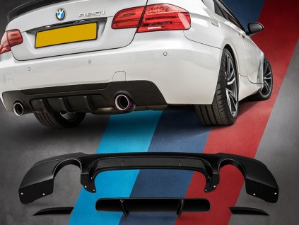 Difuzor zadního nárazníku BMW E92 E93 – Černý lesk