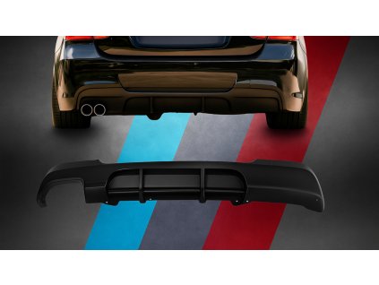Difuzor zadního nárazníku BMW E90 2004-2011 – Černý lesk