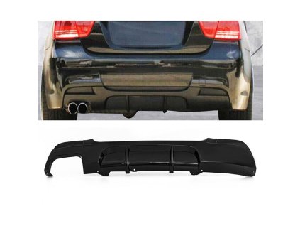 Difuzor zadního nárazníku BMW E90 2004-2011 – Černý lesk