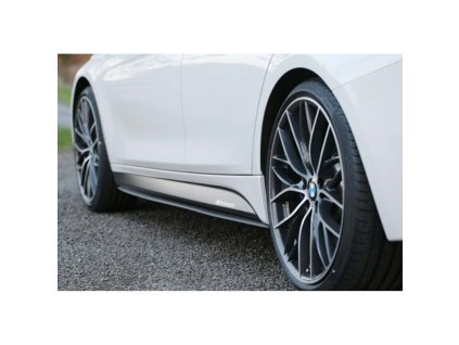 Podprahové lišty pro BMW F10 F11 - Černý Lesk