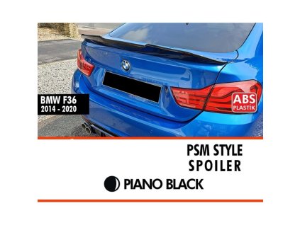 Zadní spoilery na kufr pro BMW F30 – Černý lesk