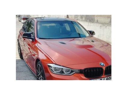 Kryty na zrcátka pro BMW F30 F31 Batman Style - Černý Lesk