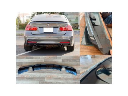 Difuzor zadního nárazníku BMW F30 F31 – Černý lesk