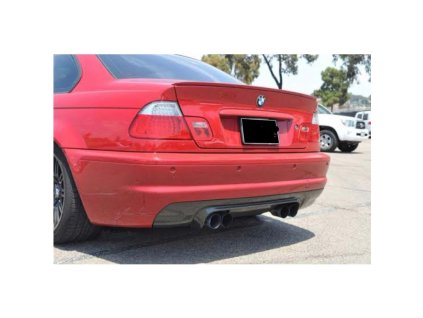 Difuzor zadního nárazníku BMW E46 – Černý lesk