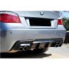 DUPLEX difuzor zadního nárazníku BMW E60 E61 – Černý lesk