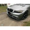 Lipo spoiler pod nárazník na BMW E90 E91 2008-2011 LCI - Černý Lesk