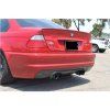 Difuzor zadního nárazníku BMW E46 M3 Syle – Černý lesk