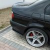 Doplňky zadního nárazníku na BMW E39 - Černý Lesk