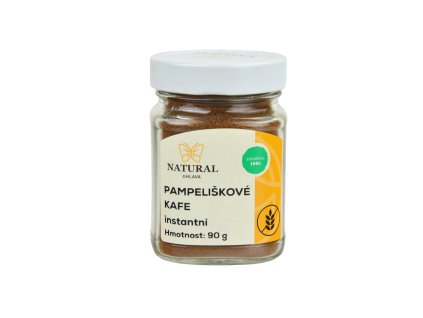 Natural Jihlava Pampeliškové kafe instantní 90 g – bez kofeinu, bez lepku