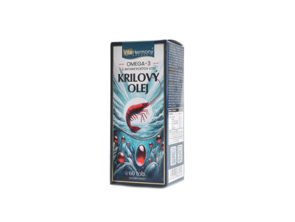 vitaharmony omega 3 krilovy olej 60 tobolek krill oil