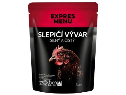 EXPRES MENU – čirý slepičí vývar, balení 500 g