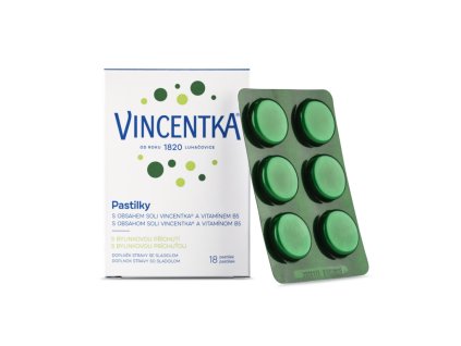 VINCENTKA Pastilky bylinné, 18 pastilek | DS Market Slušovice