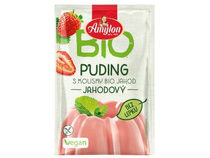 bio puding jahoda
