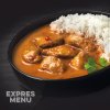 EXPRES MENU Červené kari s kuřetem a basmati rýží – dvě porce thajské chuti, detail