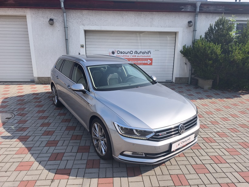 VW Passat B8 - předělání odborné montáže po jiné firmě