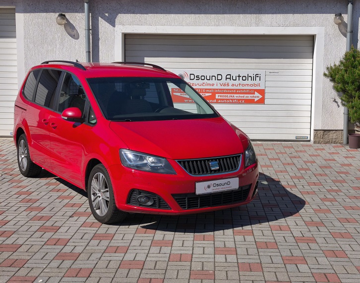 Seat Alhambra - kompletní zvukový upgrade
