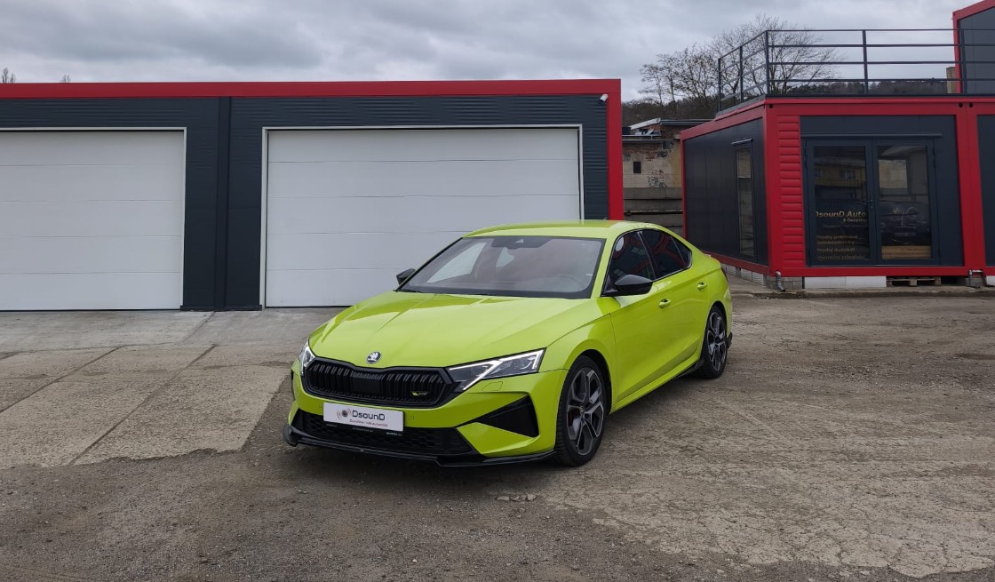 Škoda Octavia IV RS - kompletní High End zvukový upgrade