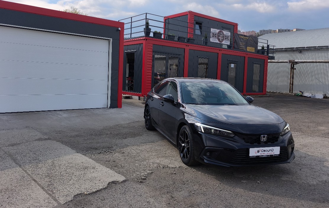 Honda Civic - tlumení a odhlučnění dveří, podběhů