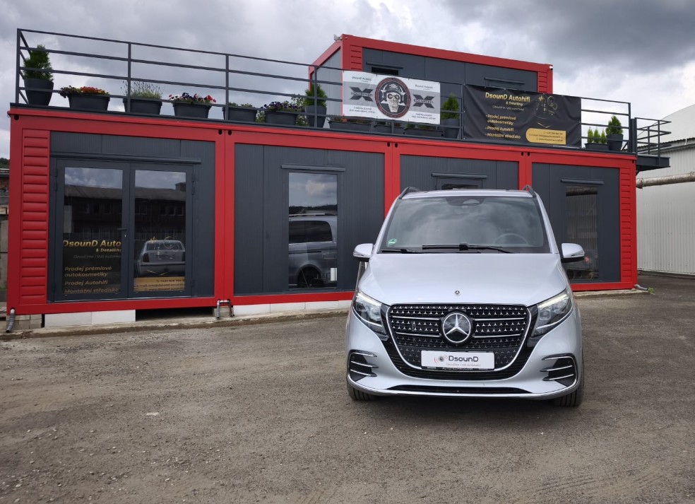MB V-Class - tlumení a odhlučnění dveří
