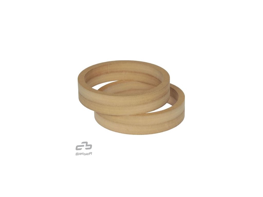 MDF podložky 165/36: Univerzální MDF podložky pod reproduktory o velikosti 165 mm