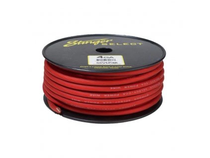 Stinger SSVLP4R: napájecí kabel ze směsné CCA mědi 21,2 qmm