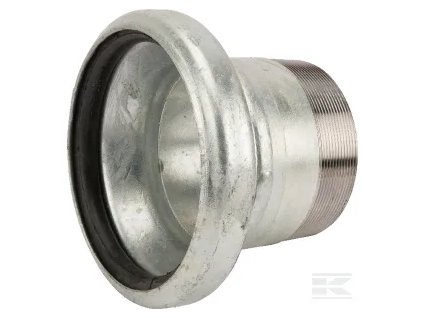 Spojka, vnitřní 4" - 4" vnější závit, vhodné pro Bauer, Kramp