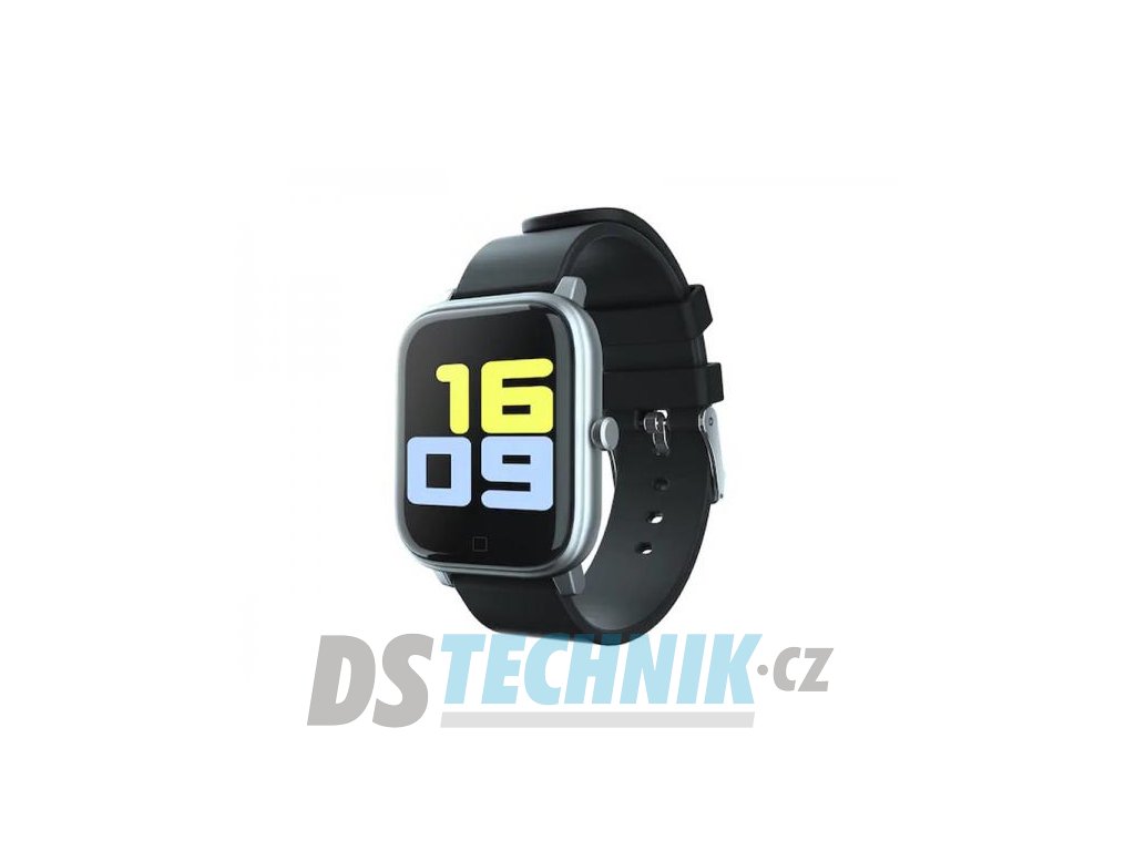 Smartwatch S1, elegantní chytré hodinky a praktický fitness bluetooth  náramek, barva černá a stříbrná - dstechnik.cz