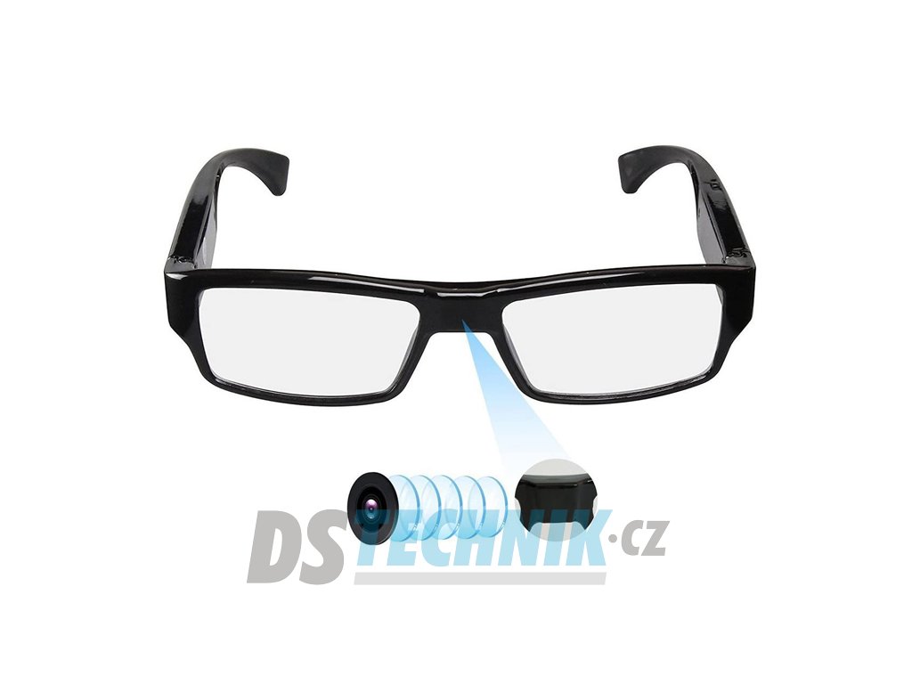 Špionážní brýle CAM-TB642, brýle se skrytou kamerou 1080P, 5MP a podporou  microSD - dstechnik.cz
