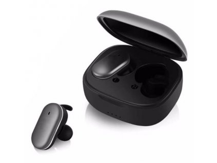 WF SP920, sportovní bezdrátová sluchátka, nabíjecí pouzdro, barva černá a stříbrná (Barva Černá)