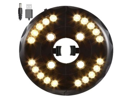 LED RA TBL 2338 - venkovní bateriové LED svítidlo pro zavěšení na slunečník nebo do stanu