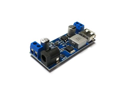 DE EL 9-30V na 5V USB - napájecí zdroj, měnič DC z 9-30V na 5V / 5A