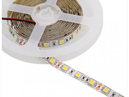 LED ASN5050-60-3M - 3m dlouhý světelný LED pásek bez izolace, 60W, 3600lm, 300x SMD5050 (Barva bílá studená)