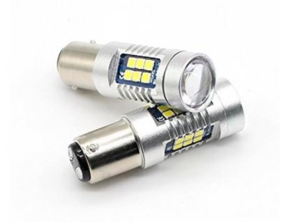 10438 1 led bay15d 2x 1012 sada dvou led zarovek 7w do auta s patici bay15d smd cip 3030 800lm