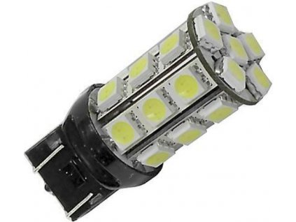 12439 led k437 t20 cervena 12v diodiva autozarovka led s patici t20 svit cervena 4w