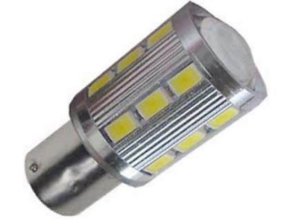 12418 led k515 bay15d 5w led zarovka do auta svit cervena barva