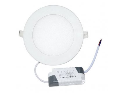LED Round 12W, vestavné svítidlo - LED panel kulatý 171mm 12W (Barva svitu Bílá studená)