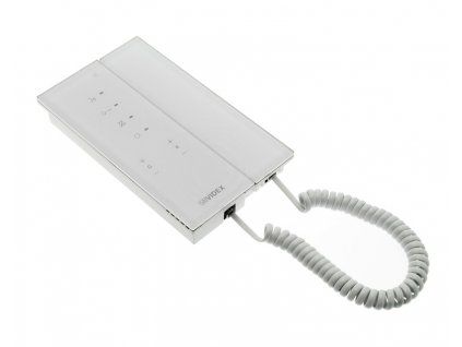 ART KRA76 - Digitální sluchátkový audiotelefon KRISTALLO pro systém VX2200, povrchová a zapuštěná montáž, bílý a černý (Barva Bílá)