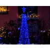 VOR STROM 480-2M Záblesk - vánoční dekorace - svítící strom se záblesky, výška 1,4 a 2m dle sestavení, nap. ze zásuvky 230V, svit bílá studená, bílá teplá, modrá a růžová, 480 LED (Barva bílá studená)