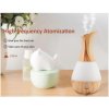 Aroma Diffuser LED AJ219-US, vibrační ultrazvukový difuzér USB pro aromatherapii, zvlhčovač vzduchu, nádržka 235ml, barevný svit