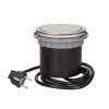 9673 1 ae 1380 inox nerezovy vysuvny zasuvkovy sloupek 4x zasuvka 230v 1 8m propojovaci kabel