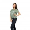 Dámské krásné tričko HEART khaki (2)