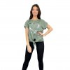 Dámské krásné tričko HEART khaki (1)
