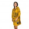 Oversize mikinové šaty BLUSH žluté (1)