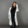 Pruhovaný kardigan GRACE béžový (3)