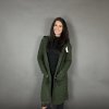 Jernobarevný kardigan BELLA khaki (1)