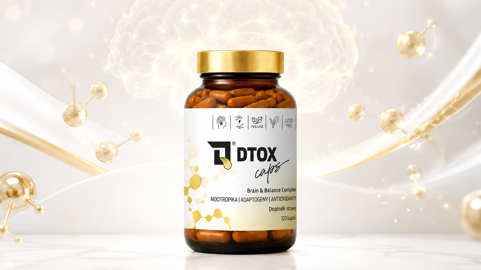 DTOX CAPS Brain & Balance Complex | Mentální rovnováha a soustředění