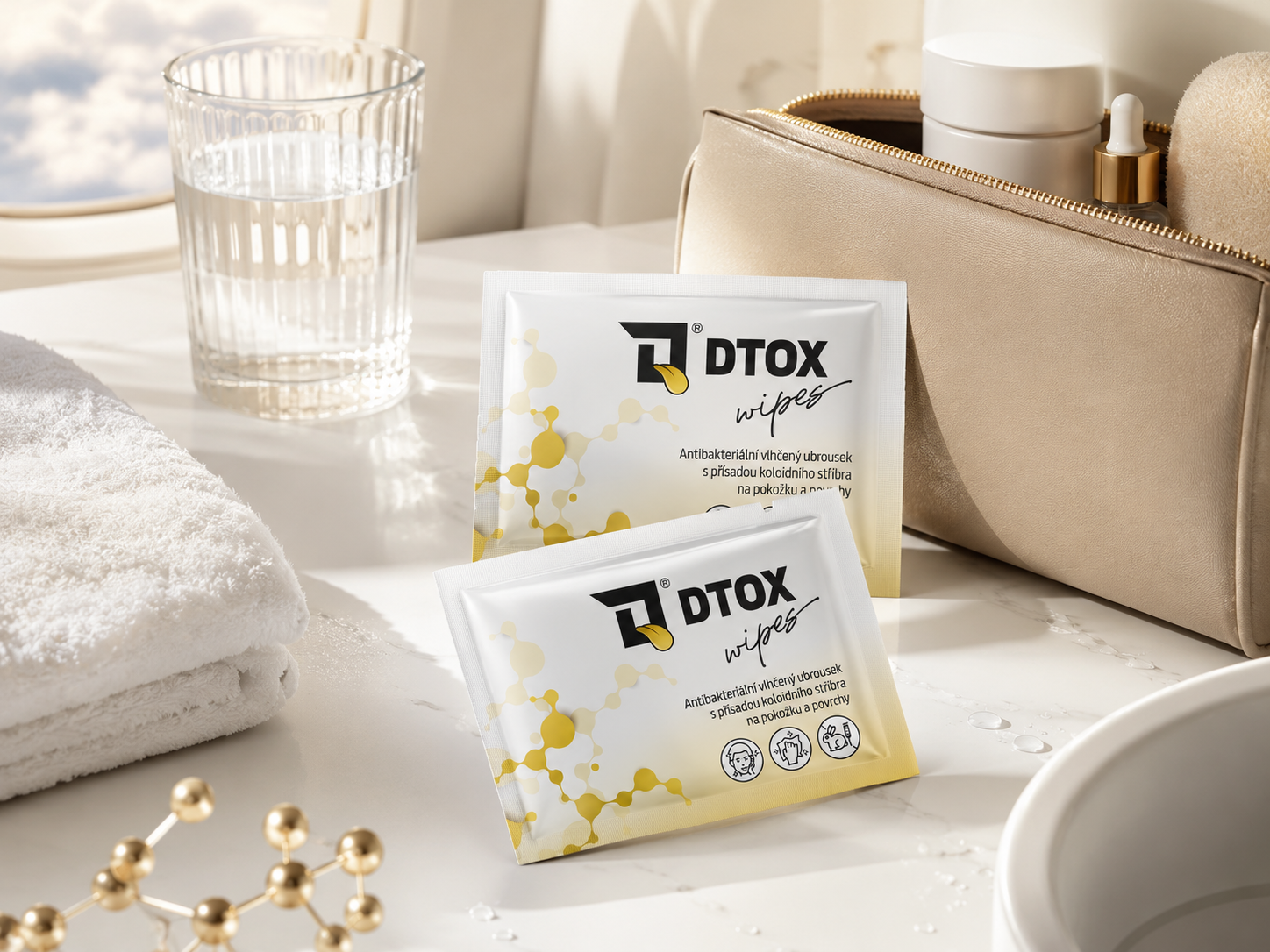 DTOX Wipes v praktické hygienické rutině na cestách