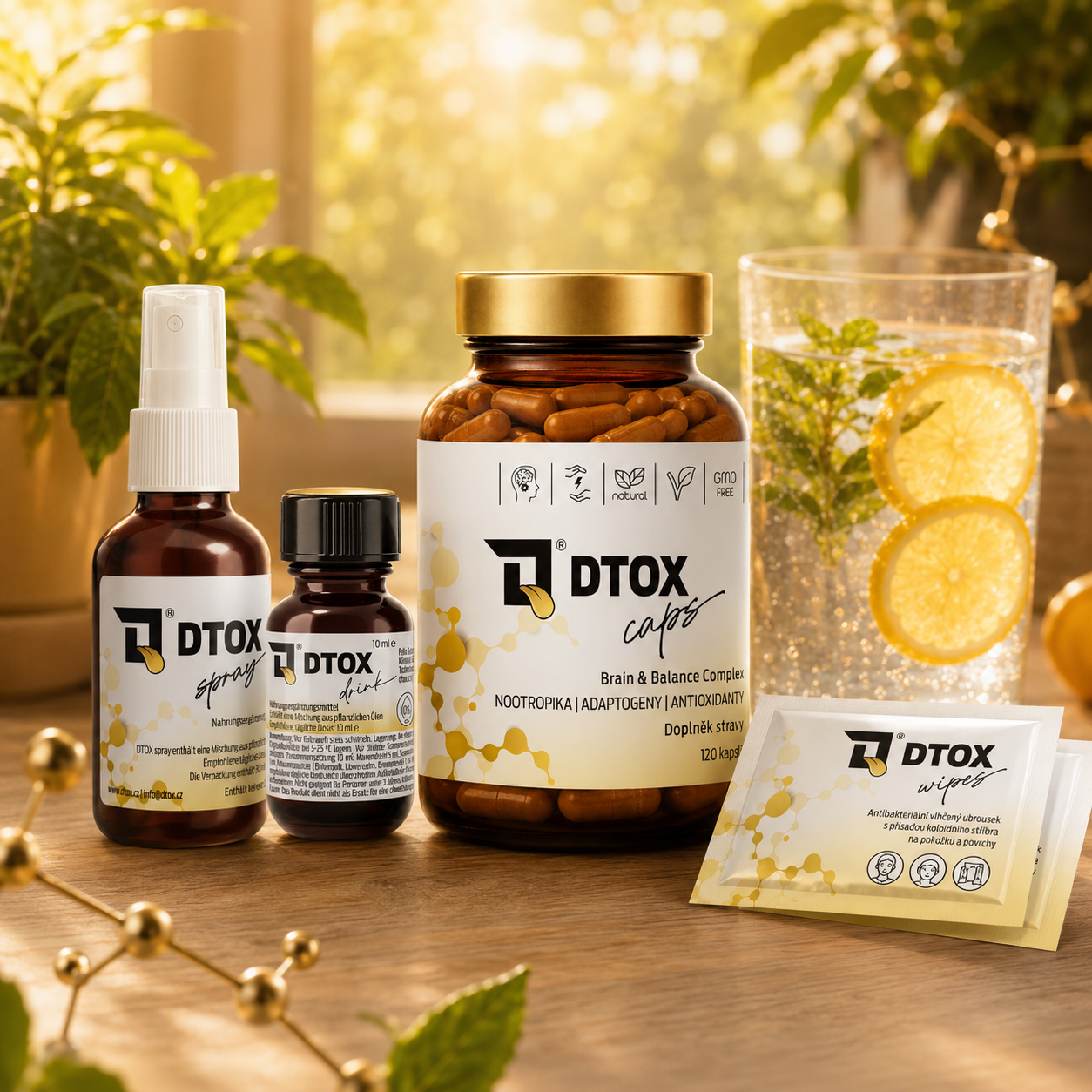 DTOX produkty jako součást každodenní fresh rutiny