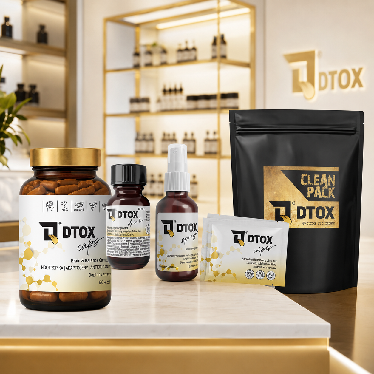DTOX produkty a zákaznická podpora