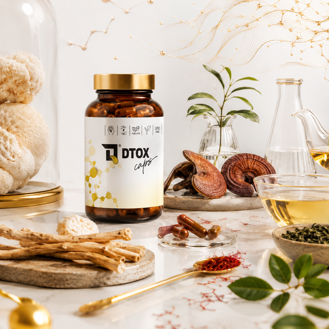 DTOX Caps, skład i adaptogeny